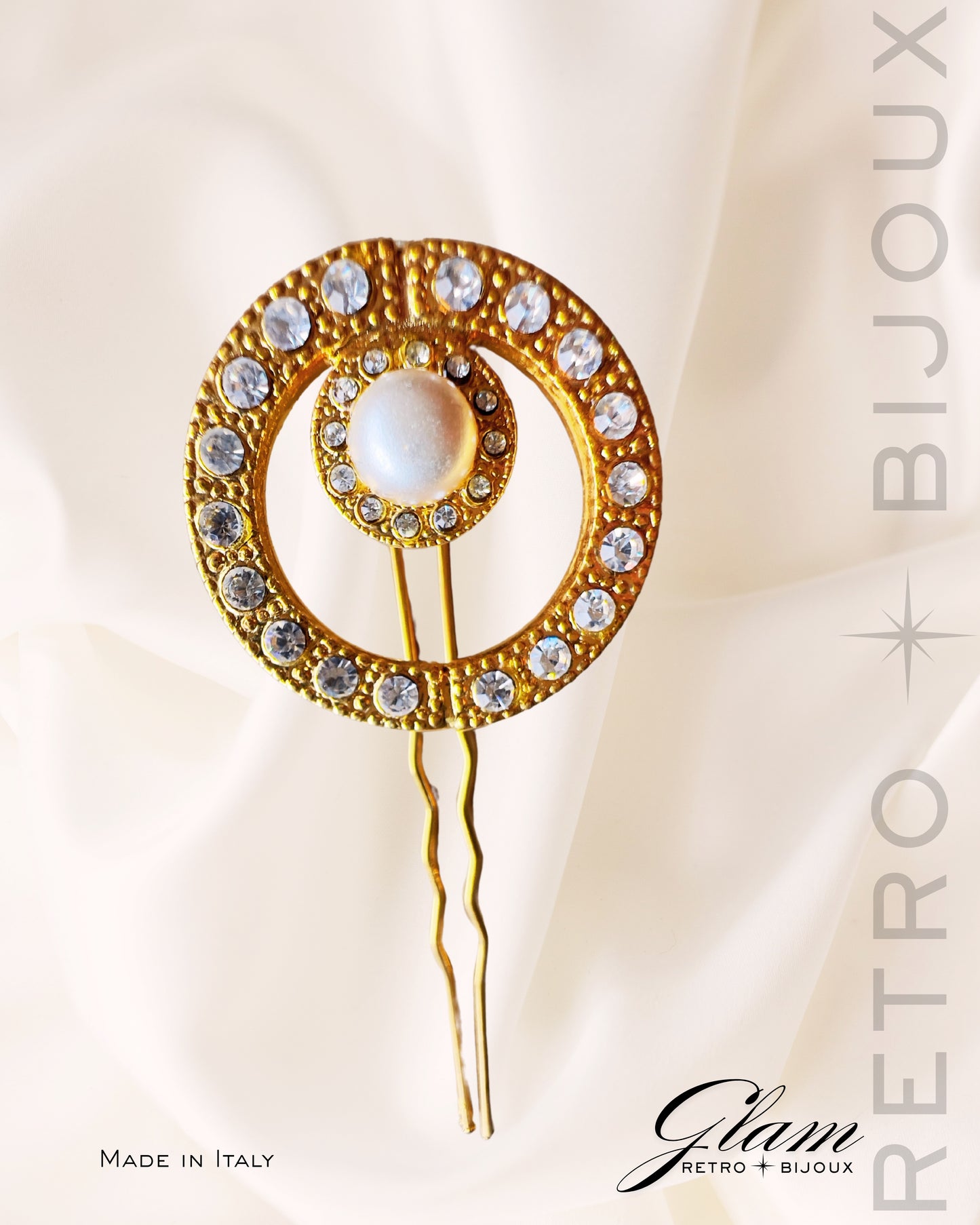 ✨ "Cerchio d’Oro" Hairpin – Timeless Elegance in Motion ✨